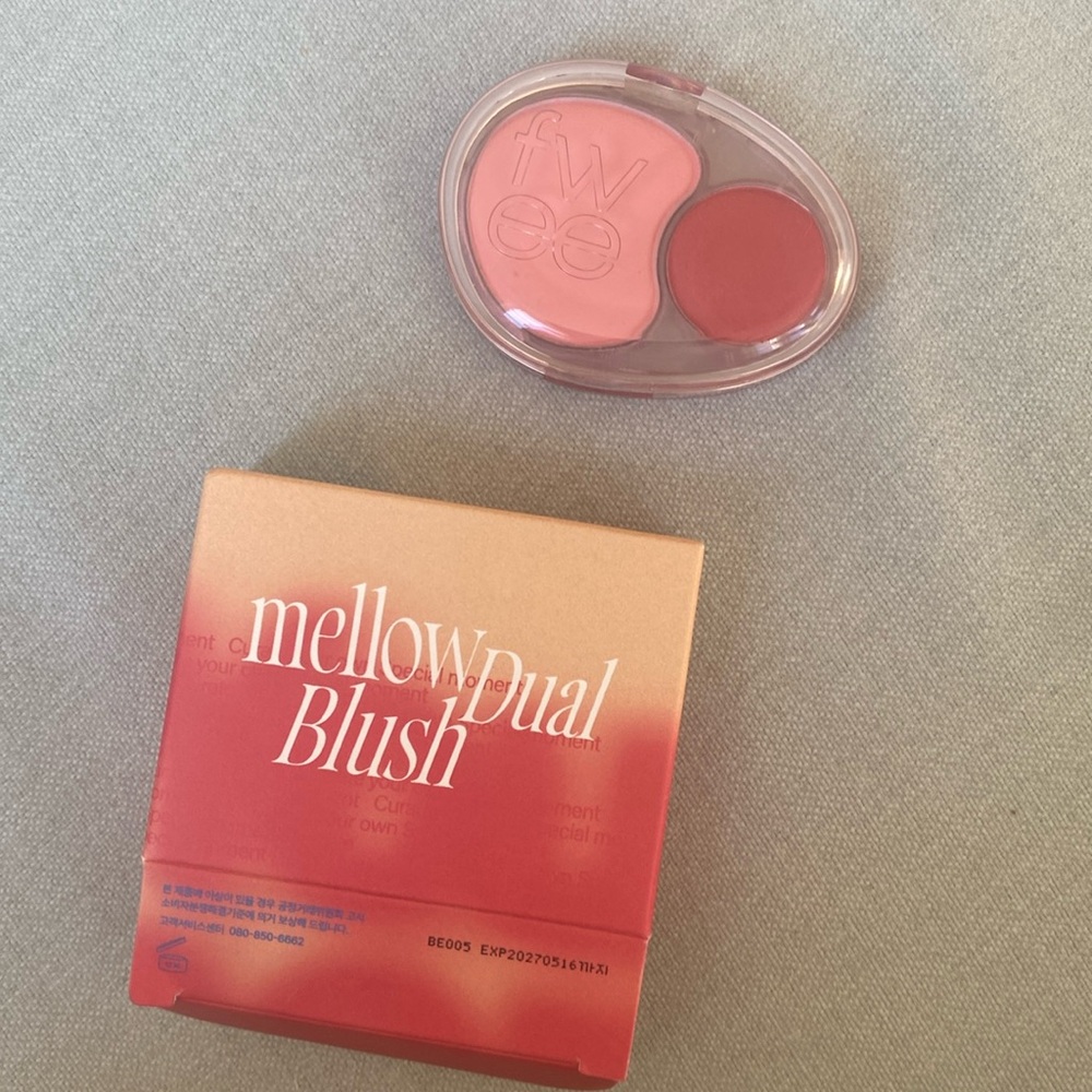 Fwee mellow dual blush reddish moment follow me